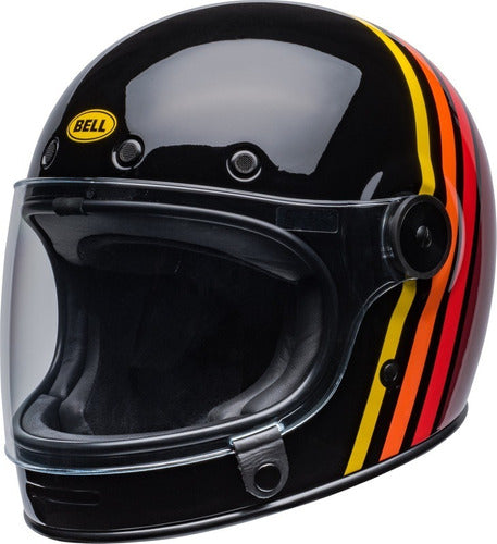 Casco Moto calle Bell Bullitt Reverb Negro/Rojo