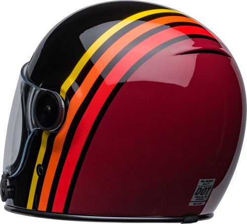 Casco Moto calle Bell Bullitt Reverb Negro/Rojo