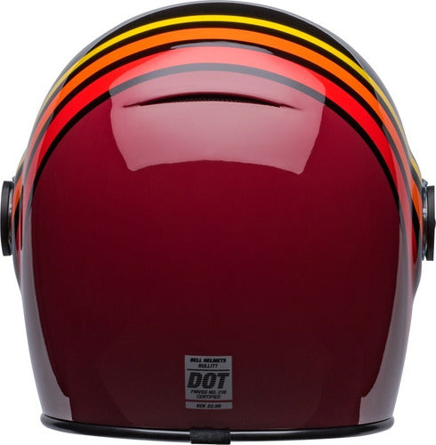 Casco Moto calle Bell Bullitt Reverb Negro/Rojo