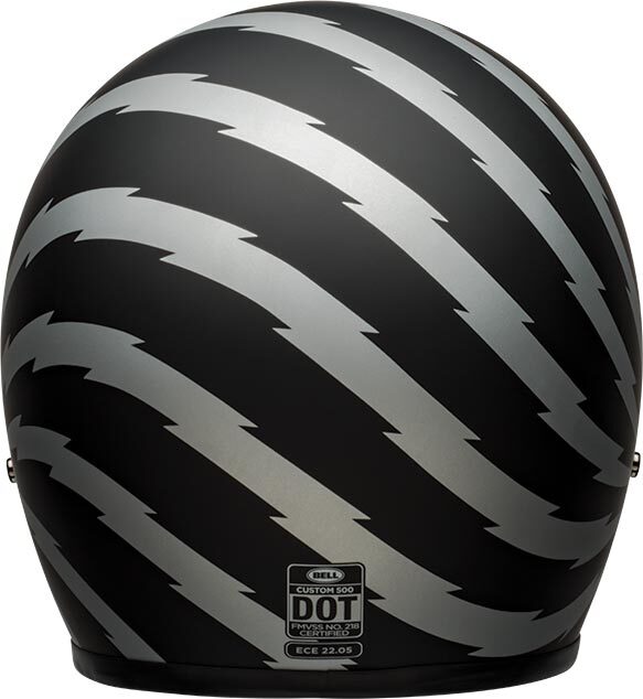 Casco Moto Calle Bell Custom 500 Negro/Gris