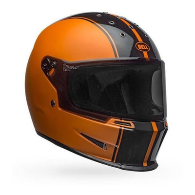 Casco Moto Calle Bell Eliminator Negro/Naranja - S