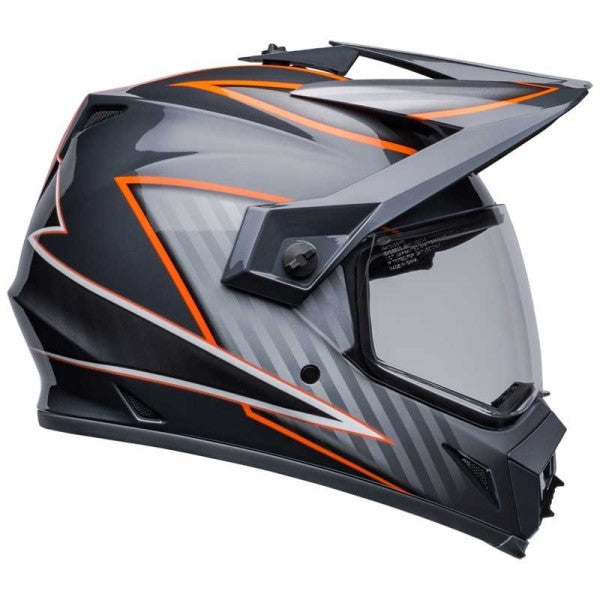 Casco Moto calle Bell Mx-9 Adventure Negro/Naranja