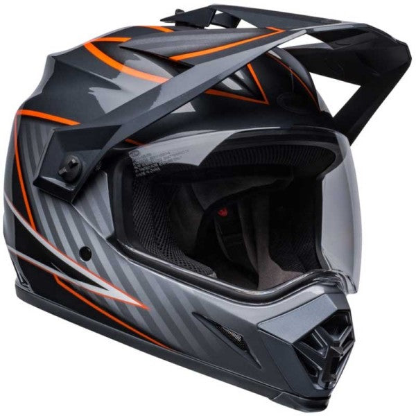 Casco Moto calle Bell Mx-9 Adventure Negro/Naranja