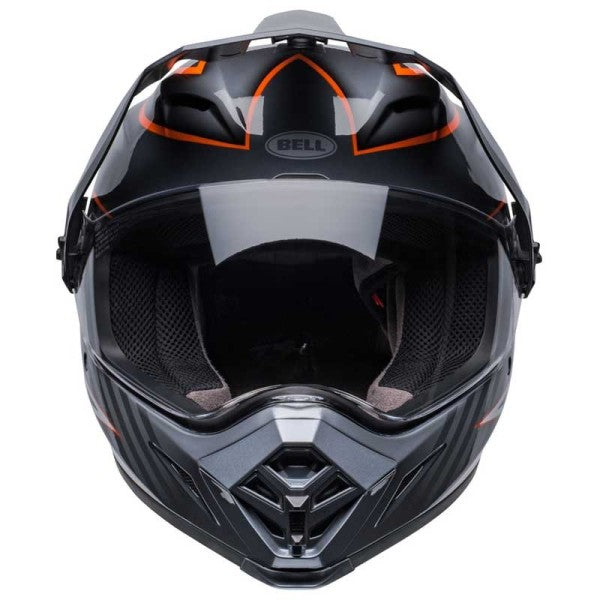 Casco Moto calle Bell Mx-9 Adventure Negro/Naranja