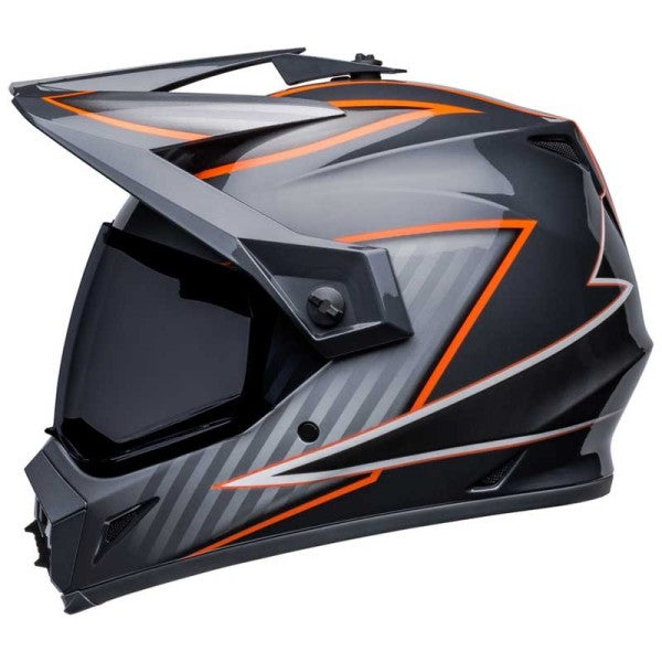 Casco Moto calle Bell Mx-9 Adventure Negro/Naranja