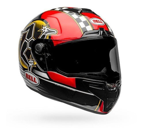 Casco Moto calle Bell SRT Negro/Rojo