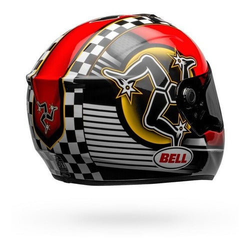 Casco Moto calle Bell SRT Negro/Rojo