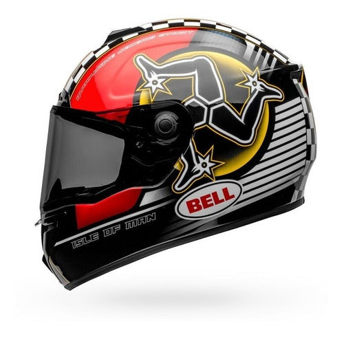 Casco Moto calle Bell SRT Negro/Rojo