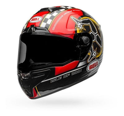 Casco Moto calle Bell SRT Negro/Rojo