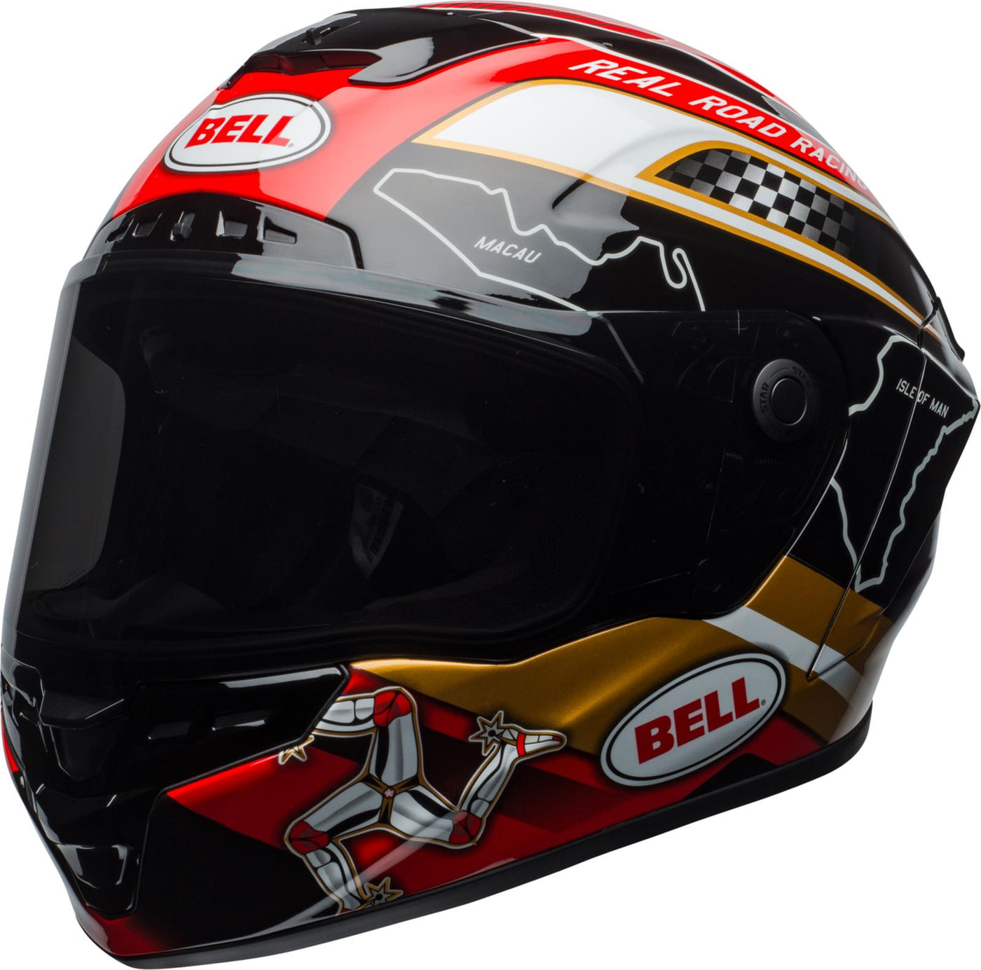 Casco Moto calle Bell Star MIPS Negro/Dorado