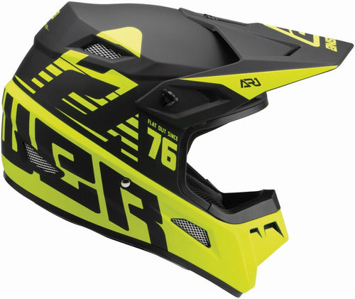 Casco Moto MX niNo Answer AR-1 Amarillo/Negro