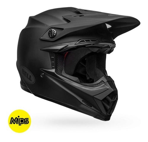 Casco Moto Mx Bell Moto-9 Mips Negro/Matte - XS