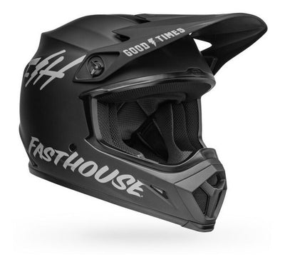 Casco Moto Mx Fasthouse Mx-9 Mips Negro/Blanco