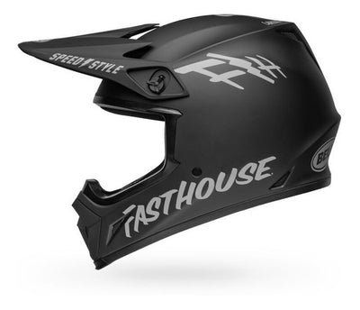 Casco Moto Mx Fasthouse Mx-9 Mips Negro/Blanco