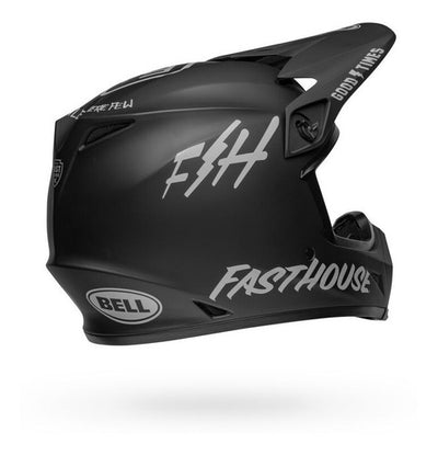 Casco Moto Mx Fasthouse Mx-9 Mips Negro/Blanco