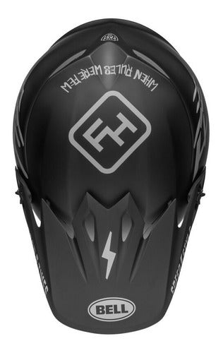 Casco Moto Mx Fasthouse Mx-9 Mips Negro/Blanco