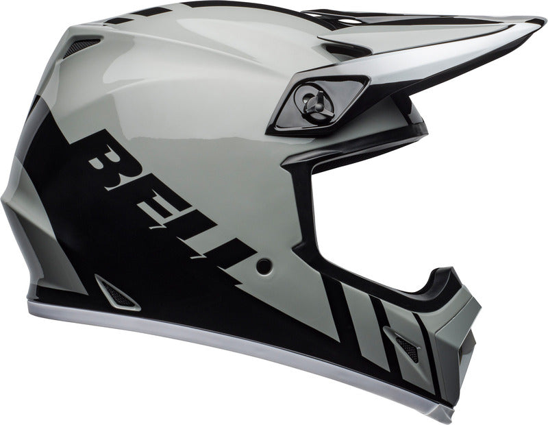 Casco Moto MX Bell Mx-9 MIPS Gris/Negro/Blanco