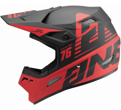 Casco Moto MX Niño Answer AR-1 Negro/Rojo