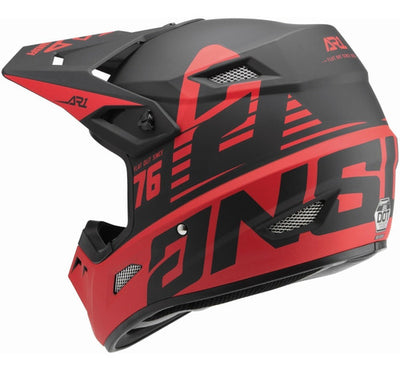 Casco Moto MX Niño Answer AR-1 Negro/Rojo