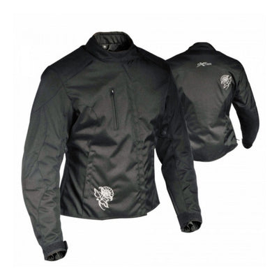 Chaqueta Moto Calle Mujer Polyester Maxtex Negro