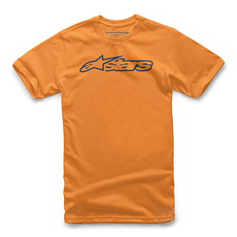 Polera Niño Alpinestars Blaze Naranja/Azul