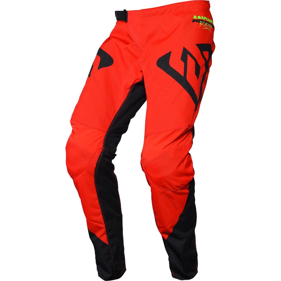 Pantalon Moto Mx Niño Answer Syncron Rojo/Neg