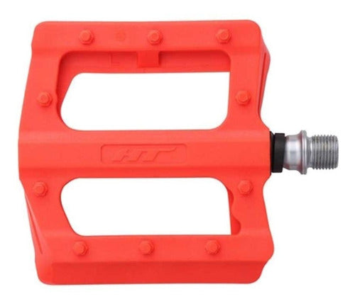 Pedales Ciclismo Ht Pa12 Naranja/Fluor