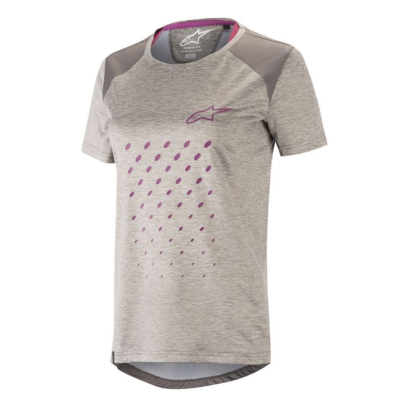 Jersey Bike Mujer Astars St. Alps Manga Corta Gris