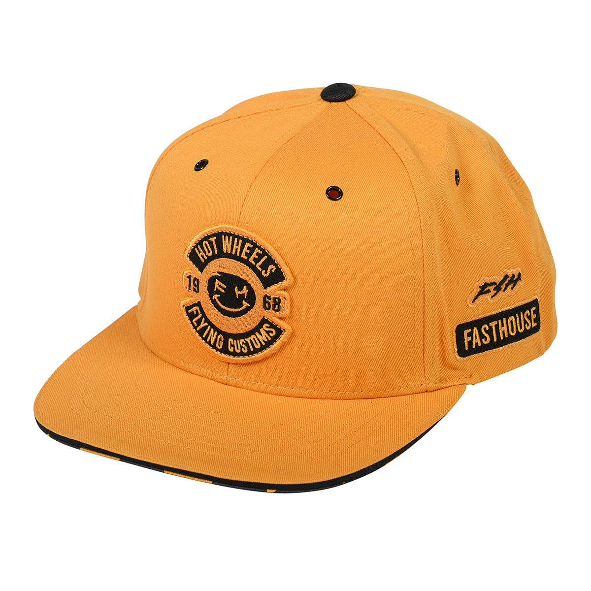 Gorro Fasthouse Dash Hot Wheels Dorado