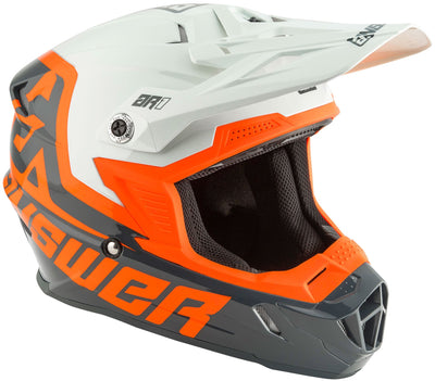 Casco Moto Mx Niño Answer Ar-1 Gris/Naranja