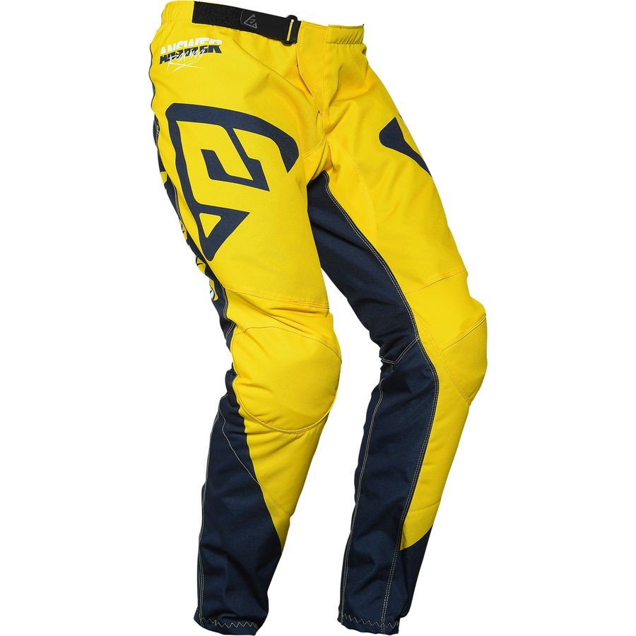 Pantalon Moto Mx Niño Answer Syncron Yellow/Bl