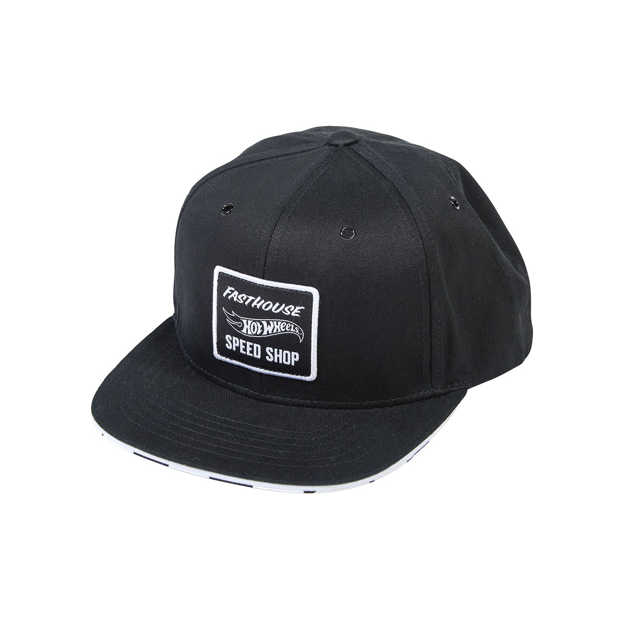 Gorro Fasthouse Staging Hot Wheels Negro/Blanco 2