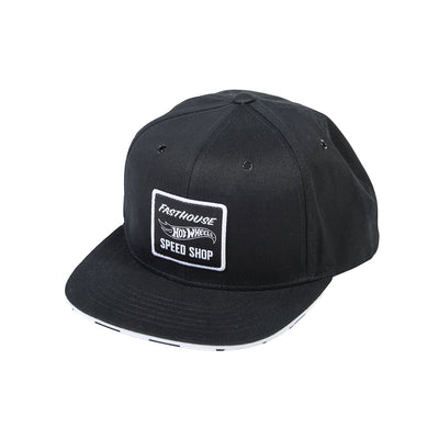 Gorro Fasthouse Staging Hot Wheels Negro/Blanco 2