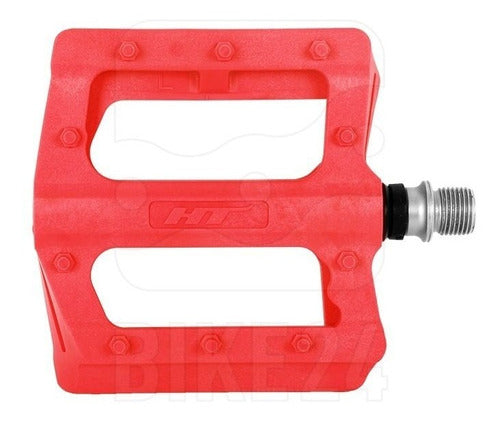 Pedales Ciclismo Ht Pa12 Rojo