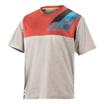 Jersey Ciclismo Niño Astars Alps 4.0 Gris/Rojo