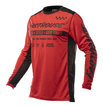 Jersey Moto Mx Fasthouse Grindhouse Negro - L