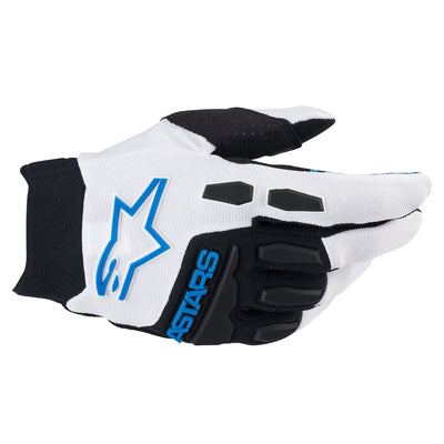 Guantes Ciclismo Astars Freeride Blanco/Celeste