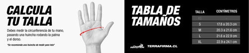 Guantes Moto Calle Inmotion Free Ride Negro/Rojo - 2X