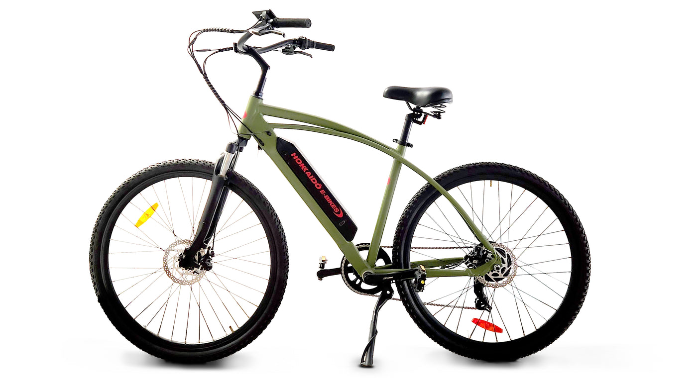 E-bike Ciclismo Hokkaido Akita Verde