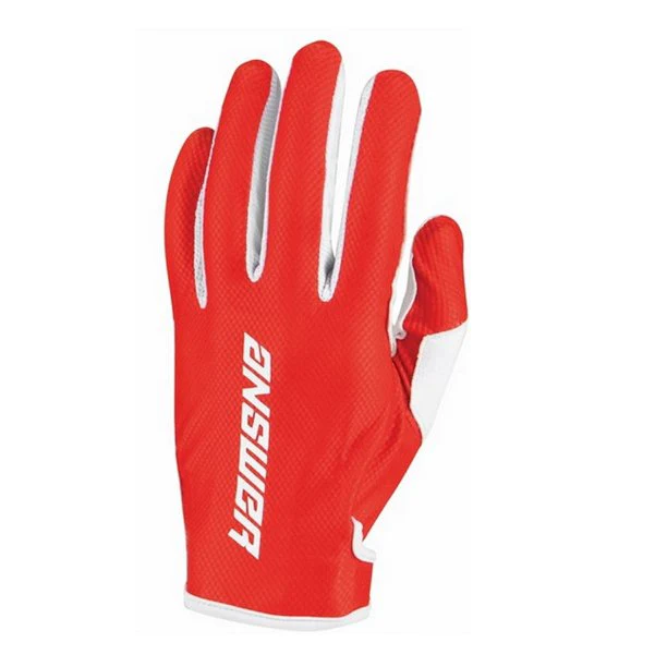 Guantes Moto Mx Answer Ascent Rojo/Blanco