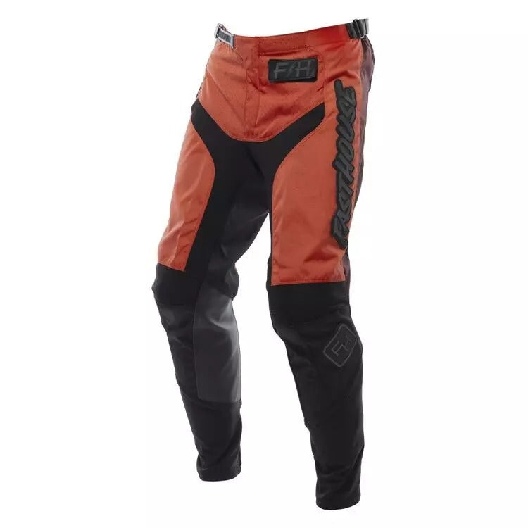 Pantalon Moto MX Fasthouse Grindhouse Rojo/Negro