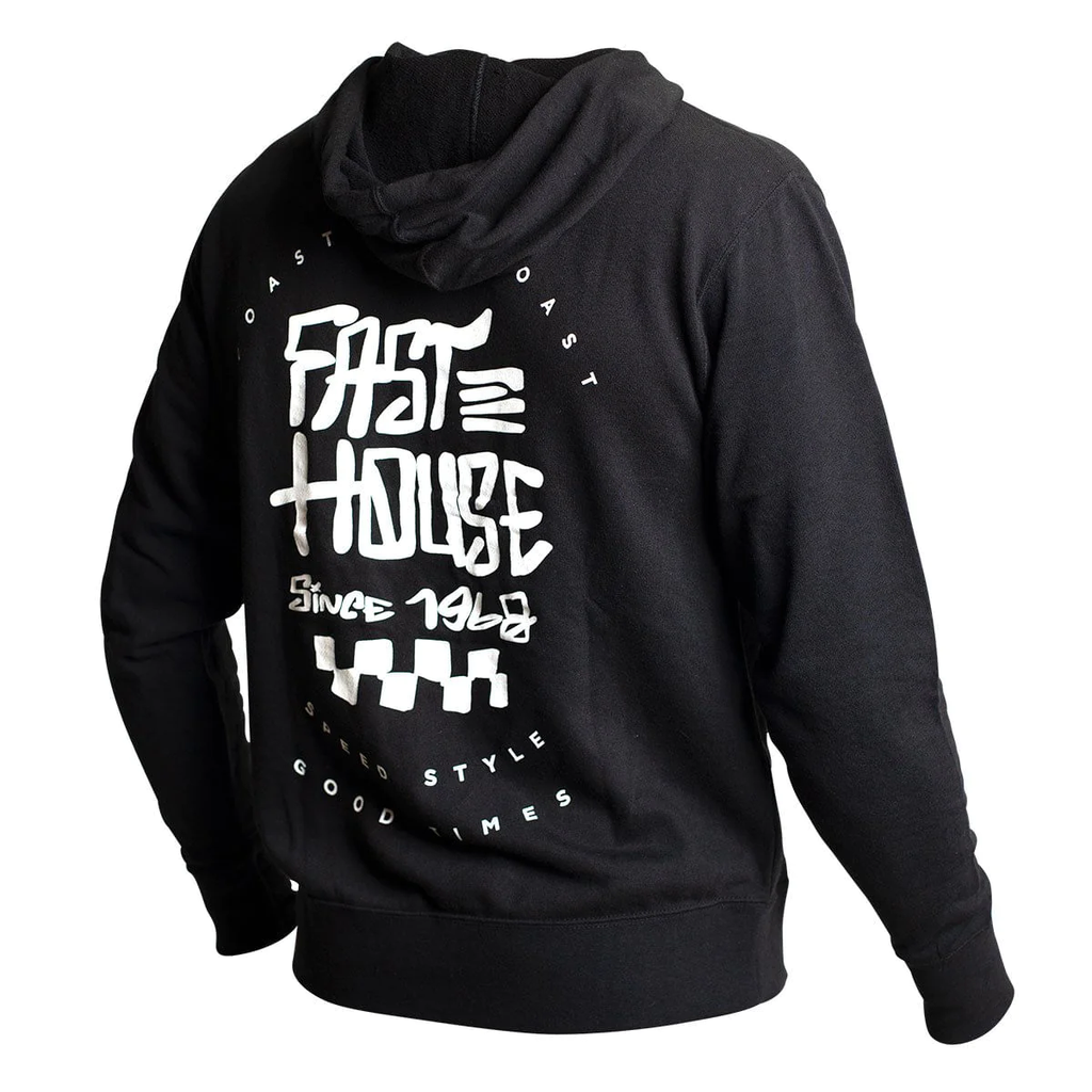 Poleron Fasthouse Slack Zip-Up Negro