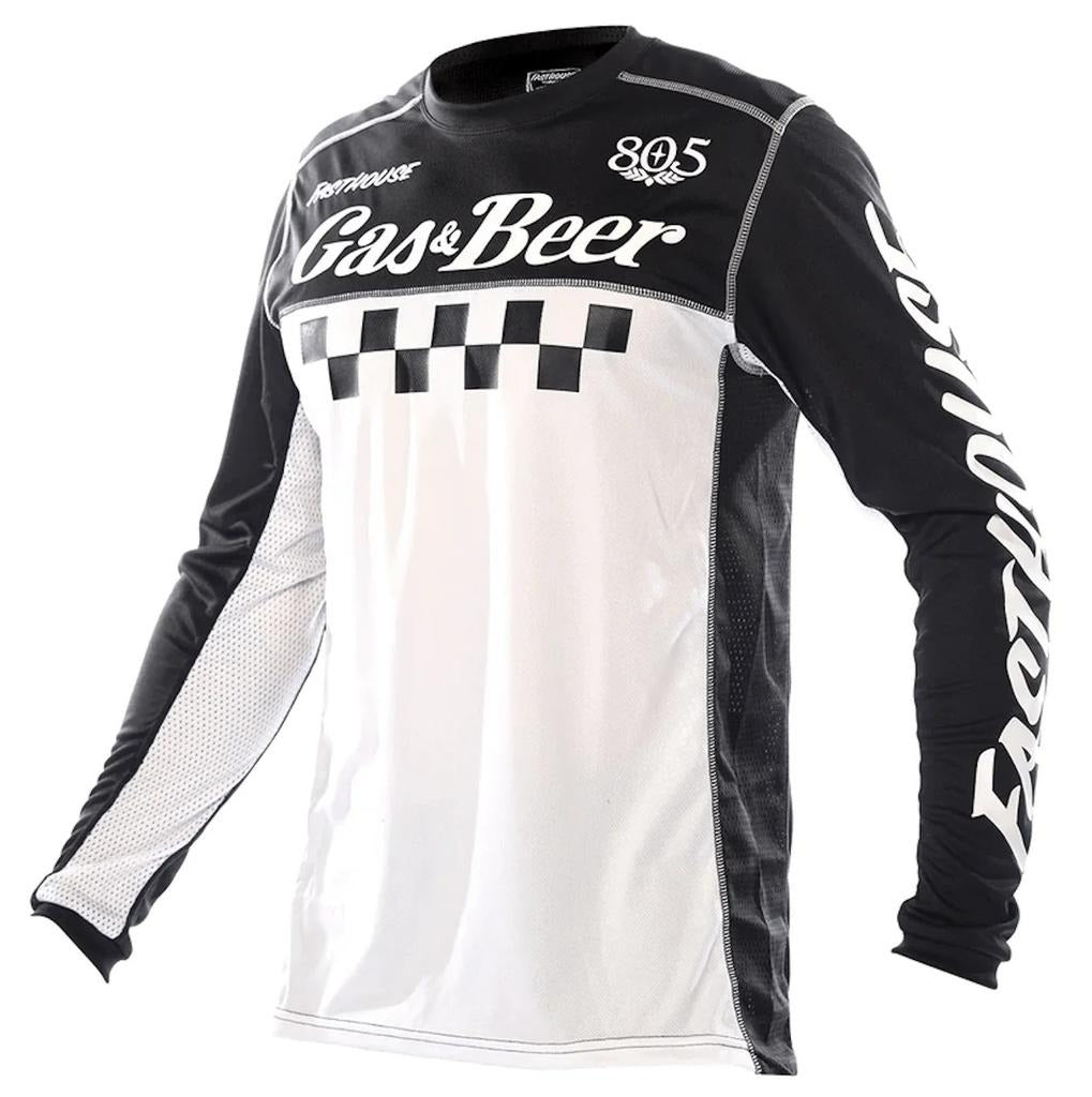 Jersey Moto Mx Fasthouse Grindhouse 805 Negro/Blanco