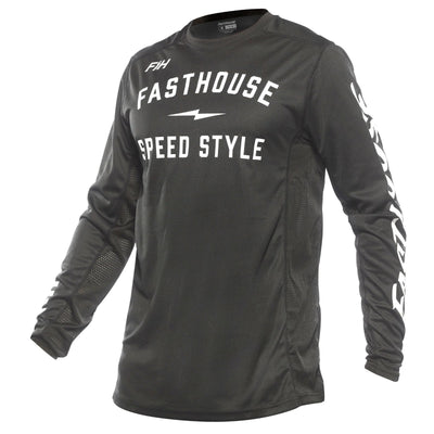 Jersey Moto Mx Fasthouse Grindhouse Negro - L