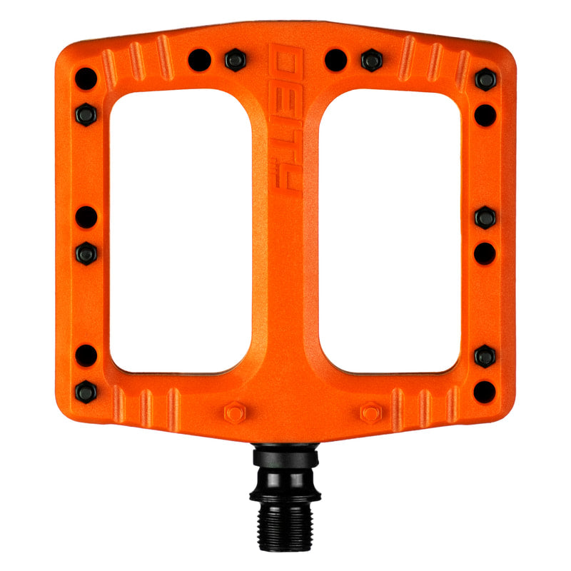 Pedales Ciclismo Deity Deftrap Naranja