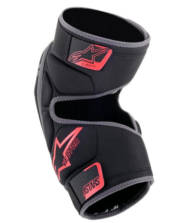 Rodilleras Ciclismo Alpinestars Vector Negro/Rojo - L/XL